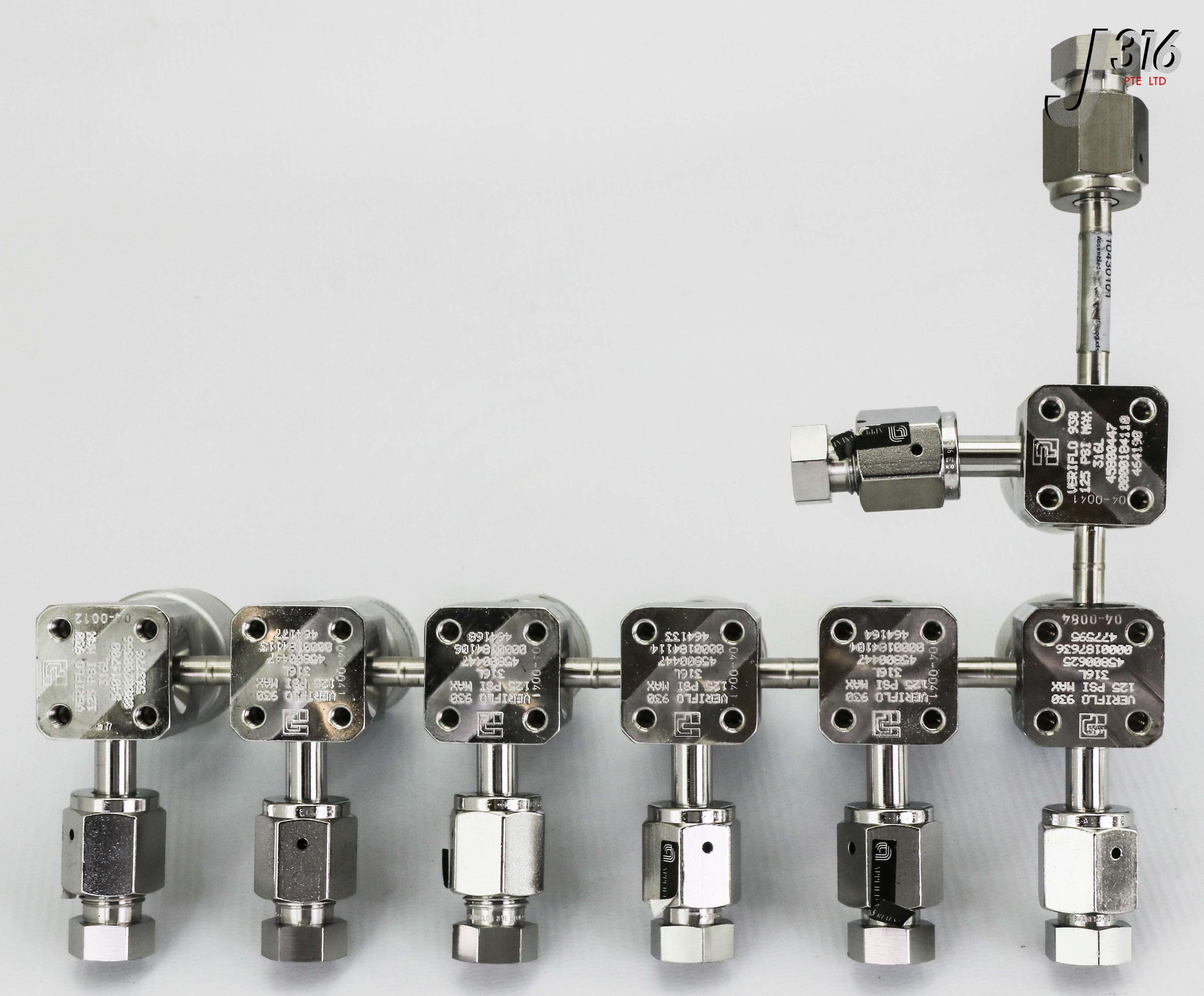 【o】 13382 APPLIED MATERIALS LINE 6 POS 1/4 OXIDIZER MNFLD 930 VERIFLO